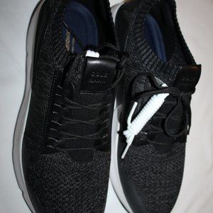 364     Cole Haan Black/Grey Pinstripe  Sneaker